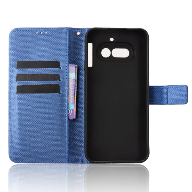 Housse Nothing Phone (4a) Simili Cuir Diamant avec Lanière