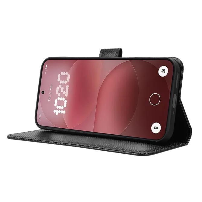 Housse Nothing Phone (4a) Pro Simili Cuir Diamant avec Lanière