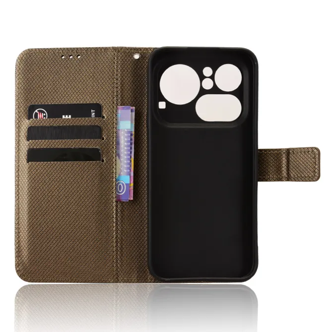 Housse Nothing Phone (4a) Pro Simili Cuir Diamant avec Lanière