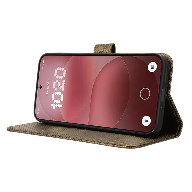 Housse Nothing Phone (4a) Pro Simili Cuir Diamant avec Lanière