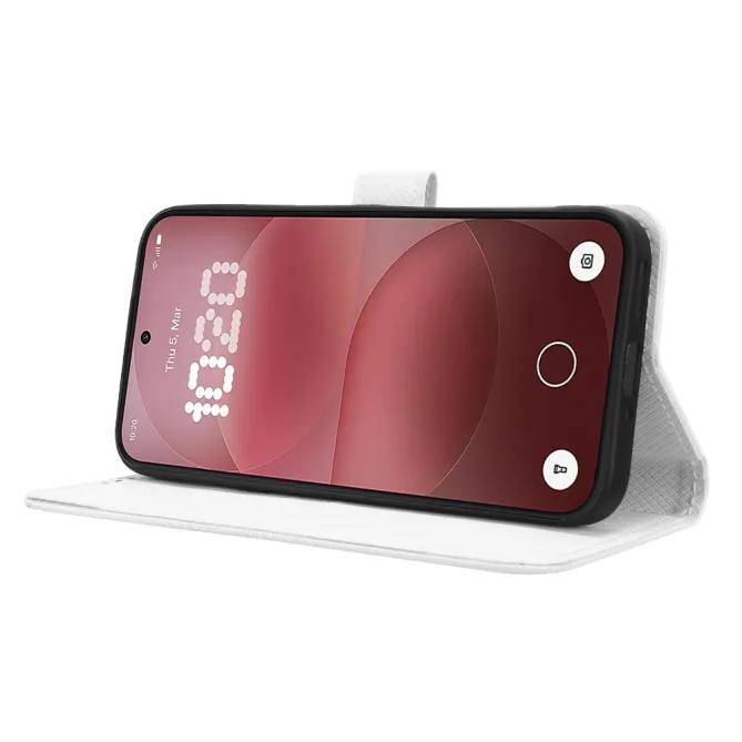 Housse Nothing Phone (4a) Pro Simili Cuir Diamant avec Lanière