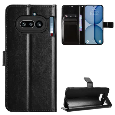 Housse Nothing Phone (4a) Simili Cuir Patiné à Lanière