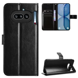 Housse Nothing Phone (4a) Simili Cuir Patiné à Lanière