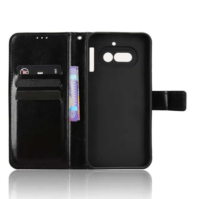 Housse Nothing Phone (4a) Simili Cuir Patiné à Lanière