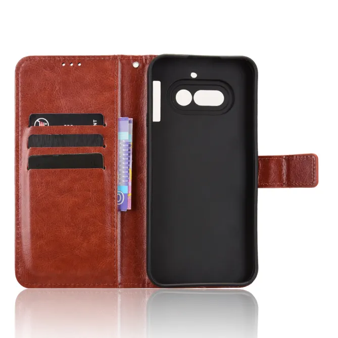 Housse Nothing Phone (4a) Simili Cuir Patiné à Lanière