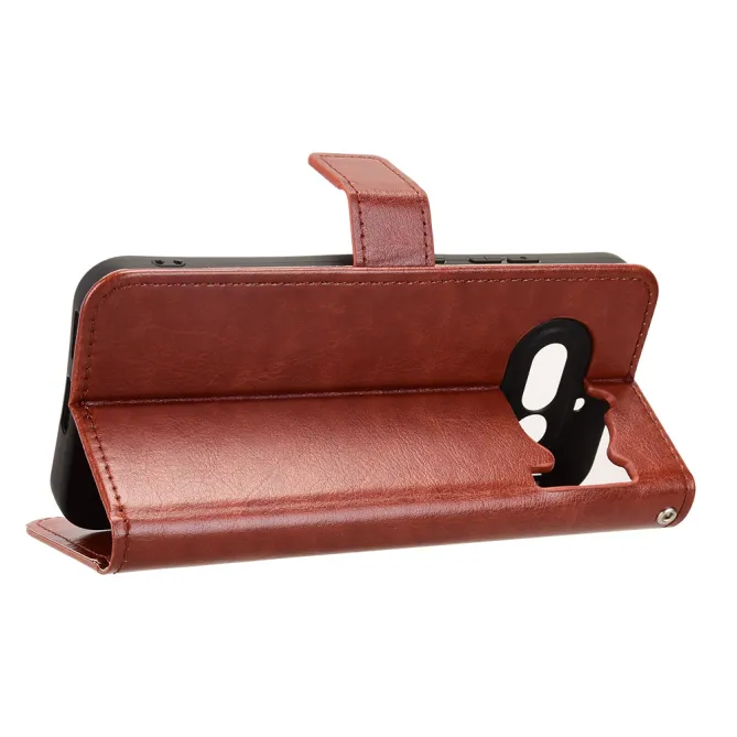 Housse Nothing Phone (4a) Simili Cuir Patiné à Lanière