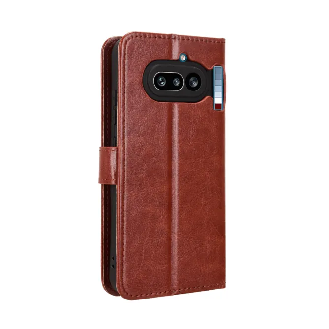 Housse Nothing Phone (4a) Simili Cuir Patiné à Lanière