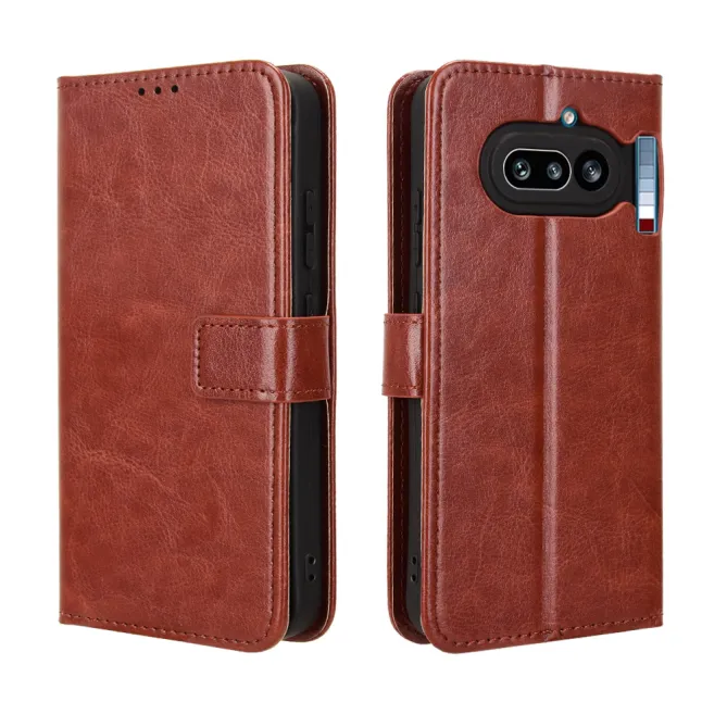 Housse Nothing Phone (4a) Simili Cuir Patiné à Lanière