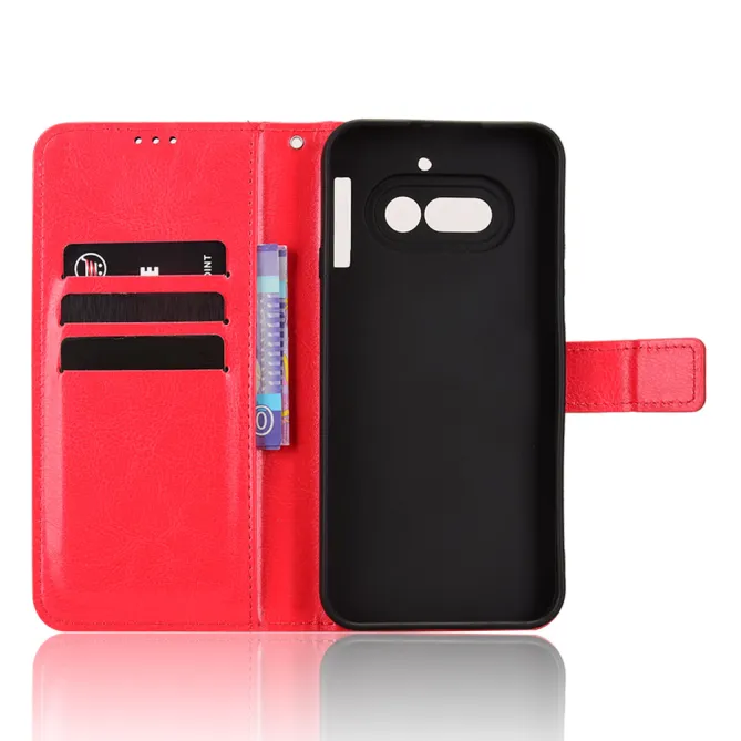 Housse Nothing Phone (4a) Simili Cuir Patiné à Lanière