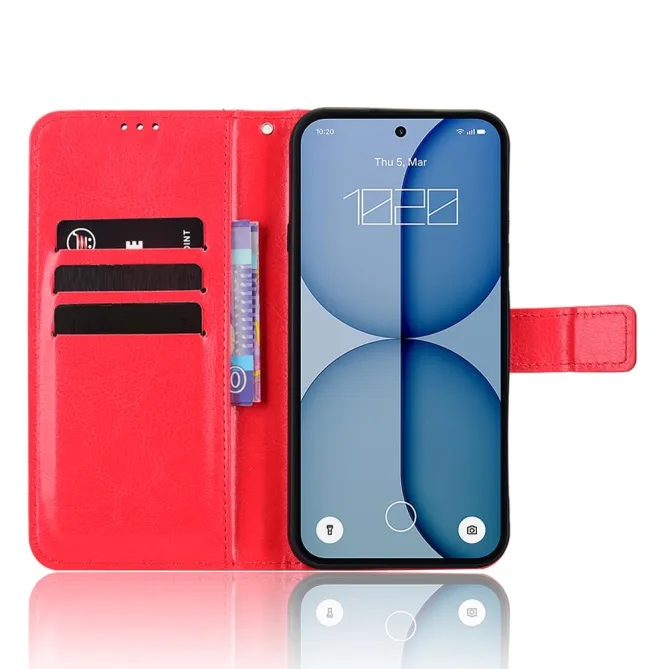 Housse Nothing Phone (4a) Simili Cuir Patiné à Lanière