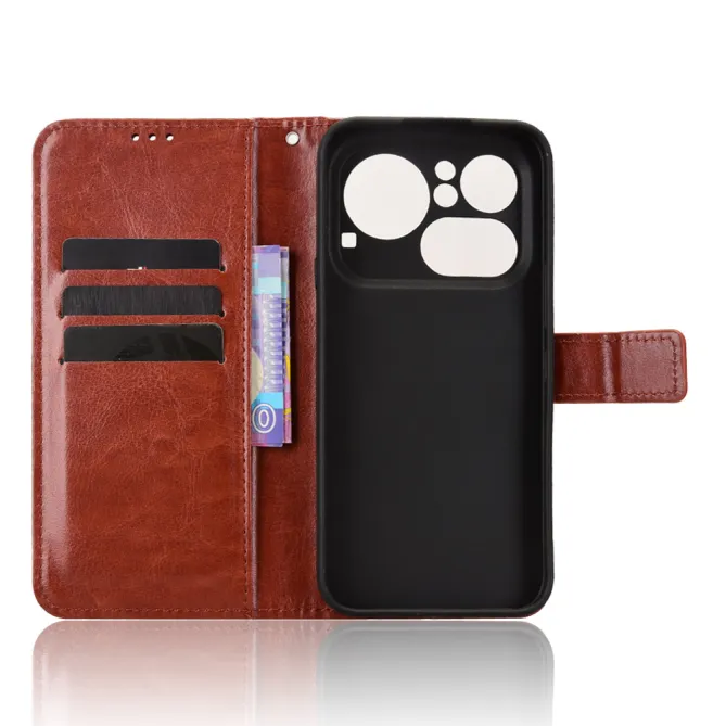 Housse Nothing Phone (4a) Pro Simili Cuir Patiné avec Lanière