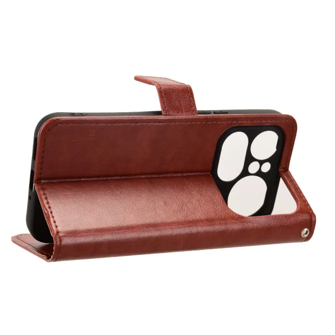 Housse Nothing Phone (4a) Pro Simili Cuir Patiné avec Lanière