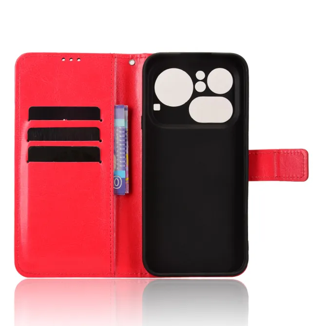 Housse Nothing Phone (4a) Pro Simili Cuir Patiné avec Lanière