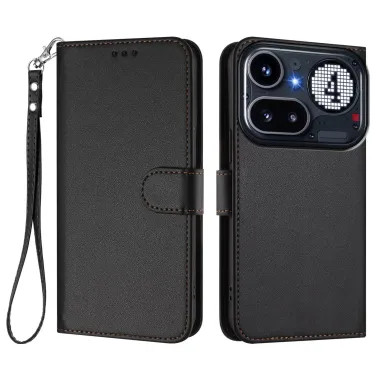 Housse Nothing Phone (4a) Pro Élégance Simili Cuir Coutures Apparentes