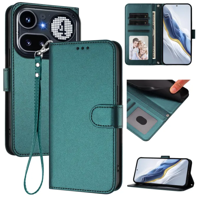 Housse Nothing Phone (4a) Pro Élégance Simili Cuir Coutures Apparentes