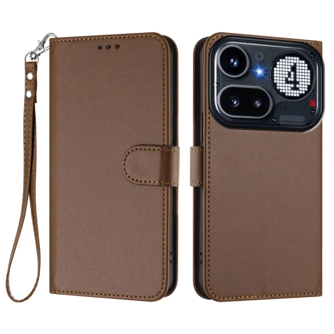 Housse Nothing Phone (4a) Pro Élégance Simili Cuir Coutures Apparentes