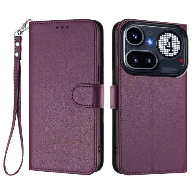Housse Nothing Phone (4a) Pro Élégance Simili Cuir Coutures Apparentes