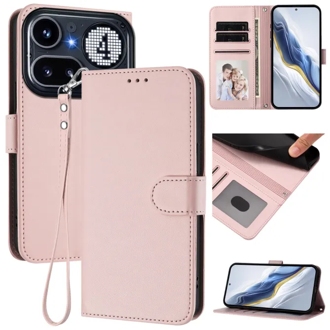 Housse Nothing Phone (4a) Pro Élégance Simili Cuir Coutures Apparentes