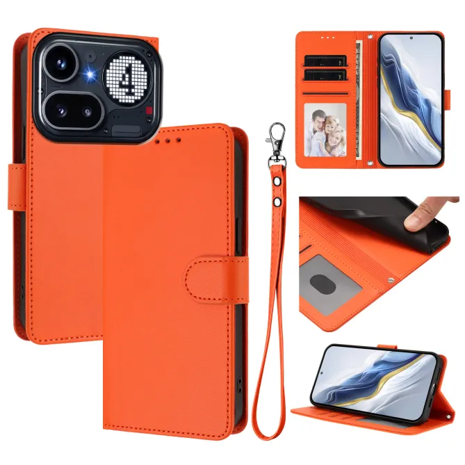 Housse Nothing Phone (4a) Pro Élégance Simili Cuir Coutures Apparentes