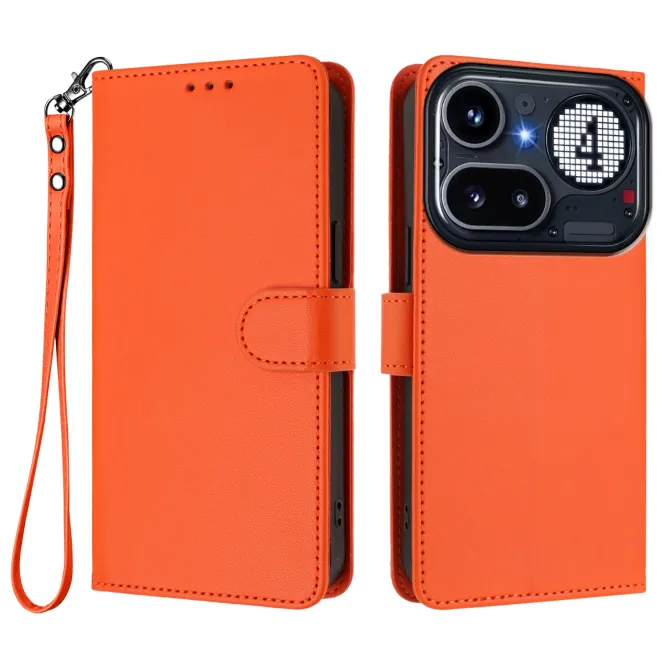 Housse Nothing Phone (4a) Pro Élégance Simili Cuir Coutures Apparentes