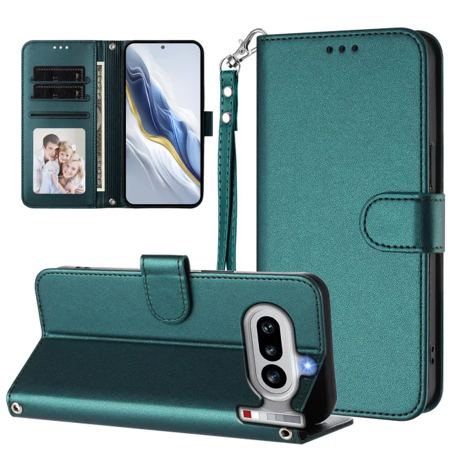 Housse Nothing Phone (4a) Élégance Simili Cuir Coutures Apparentes