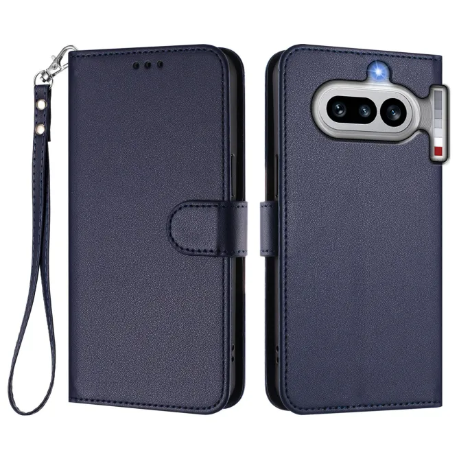 Housse Nothing Phone (4a) Élégance Simili Cuir Coutures Apparentes