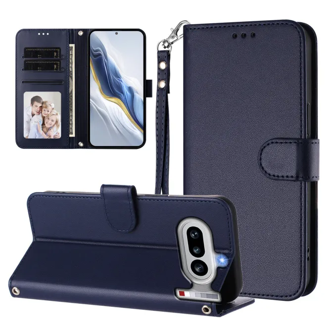 Housse Nothing Phone (4a) Élégance Simili Cuir Coutures Apparentes