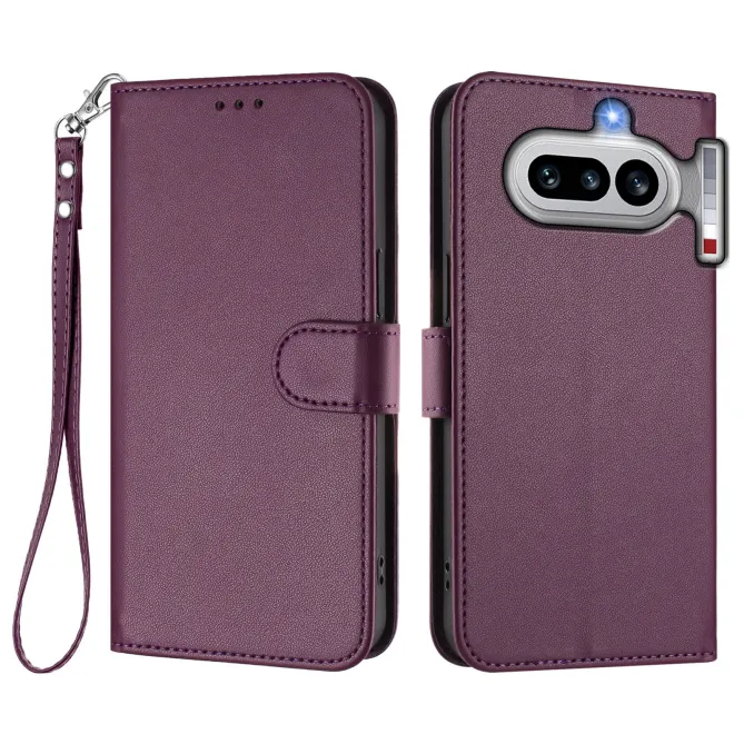 Housse Nothing Phone (4a) Élégance Simili Cuir Coutures Apparentes