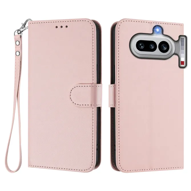 Housse Nothing Phone (4a) Élégance Simili Cuir Coutures Apparentes