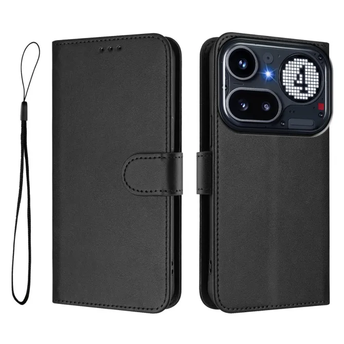 Housse Nothing Phone (4a) Pro Portefeuille RFID Simili Cuir avec Dragonne