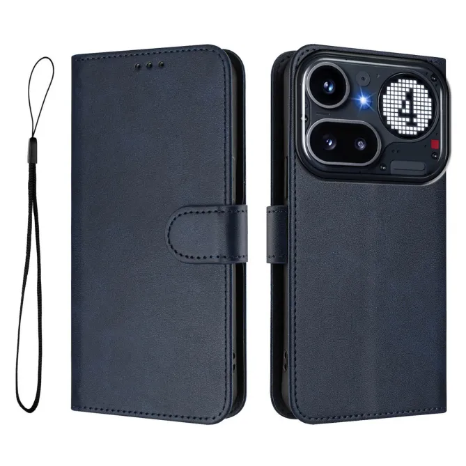 Housse Nothing Phone (4a) Pro Portefeuille RFID Simili Cuir avec Dragonne
