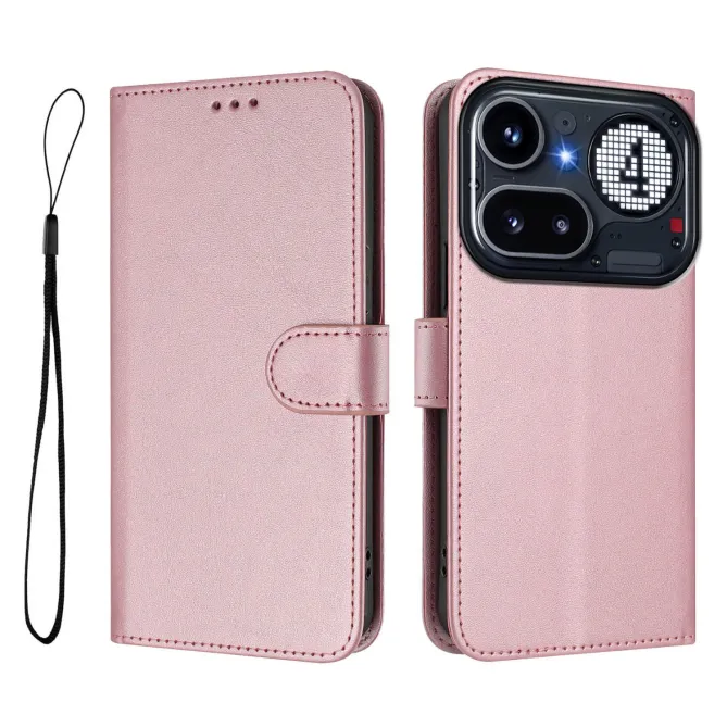 Housse Nothing Phone (4a) Pro Portefeuille RFID Simili Cuir avec Dragonne