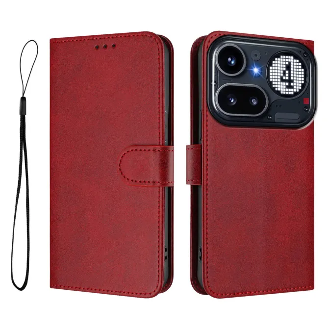 Housse Nothing Phone (4a) Pro Portefeuille RFID Simili Cuir avec Dragonne