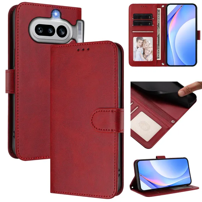 Housse Nothing Phone (4a) Portefeuille RFID Simili Cuir avec Dragonne