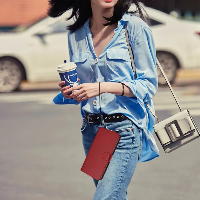 Housse Nothing Phone (4a) Portefeuille RFID Simili Cuir avec Dragonne