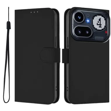 Housse Nothing Phone (4a) Pro Portefeuille Simili Cuir avec Dragonne