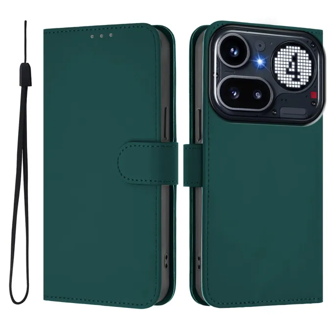 Housse Nothing Phone (4a) Pro Portefeuille Simili Cuir avec Dragonne