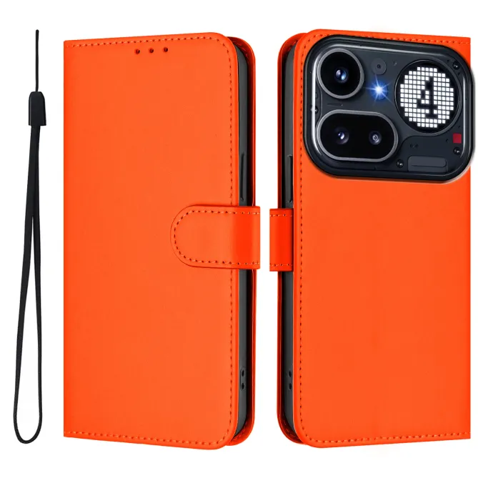 Housse Nothing Phone (4a) Pro Portefeuille Simili Cuir avec Dragonne