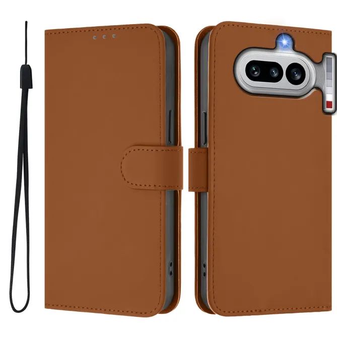 Housse Nothing Phone (4a) Portefeuille Simili Cuir avec Dragonne