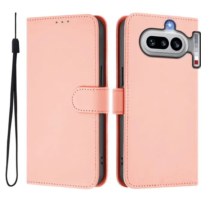 Housse Nothing Phone (4a) Portefeuille Simili Cuir avec Dragonne
