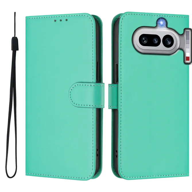 Housse Nothing Phone (4a) Portefeuille Simili Cuir avec Dragonne