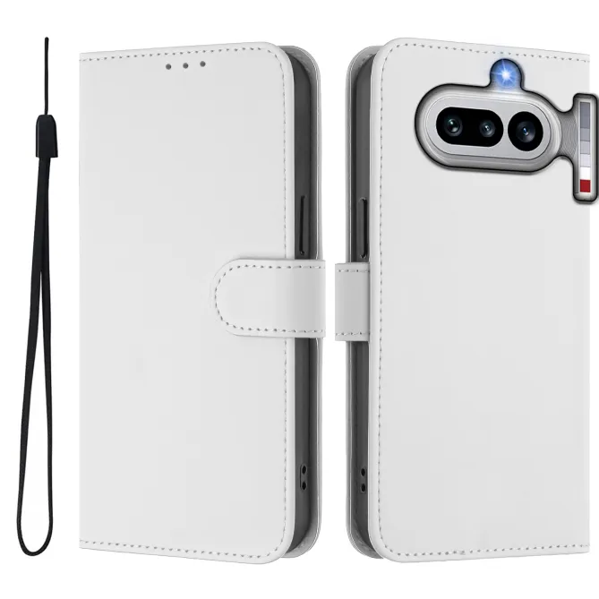 Housse Nothing Phone (4a) Portefeuille Simili Cuir avec Dragonne