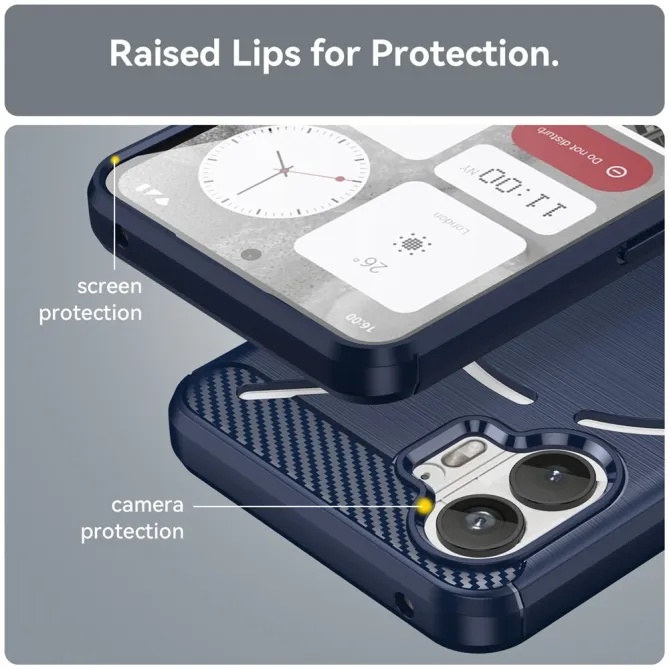 Coque Nothing Phone (2) Fibre de Carbone Protection