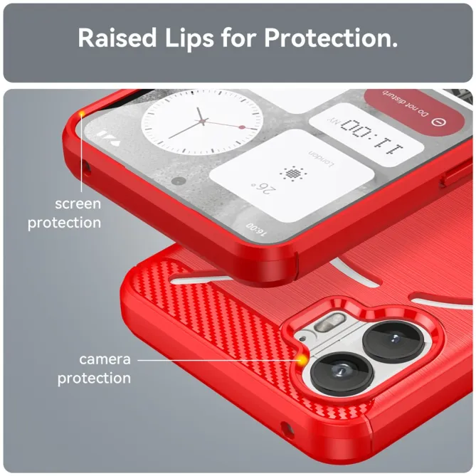 Coque Nothing Phone (2) Fibre de Carbone Protection