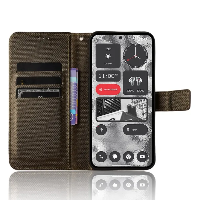 Housse Nothing Phone (2) Simili Cuir Porte-Cartes 2