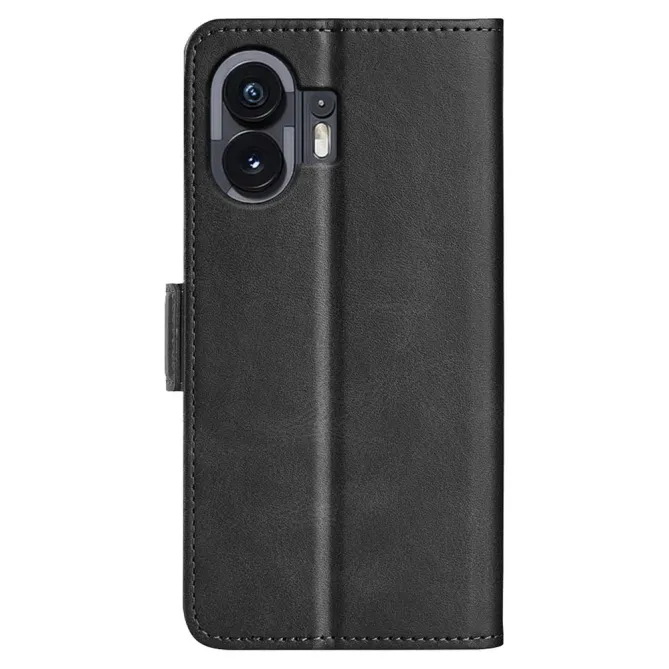 Coque Nothing Phone (2) Simili Cuir Béquille Antichoc Protection