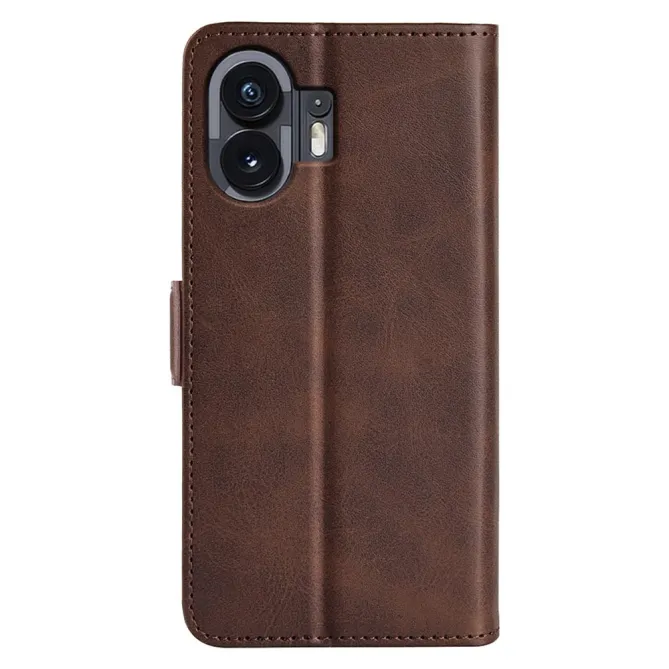 Coque Nothing Phone (2) Simili Cuir Béquille Antichoc Protection