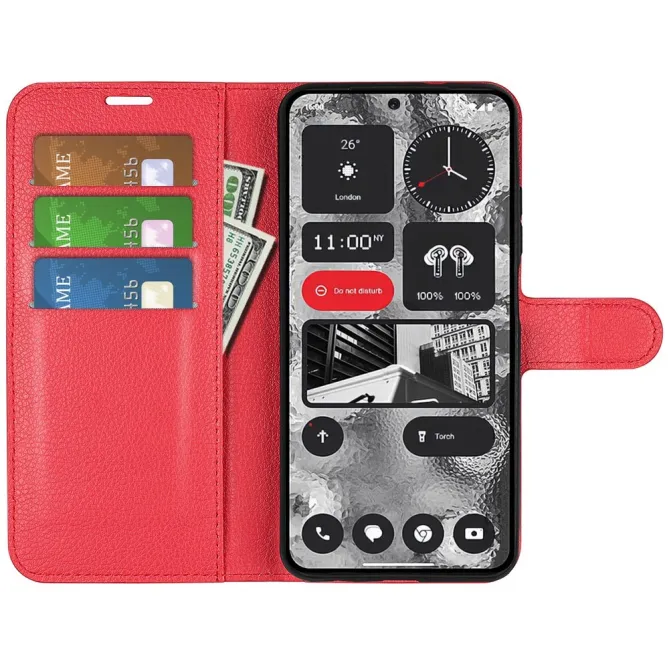 Coque Nothing Phone (2) Simili Cuir Protection 5