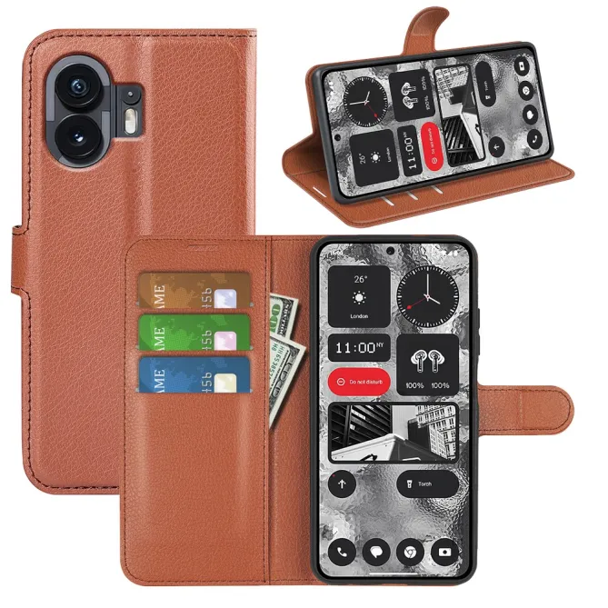 Coque Nothing Phone (2) Simili Cuir Protection 5