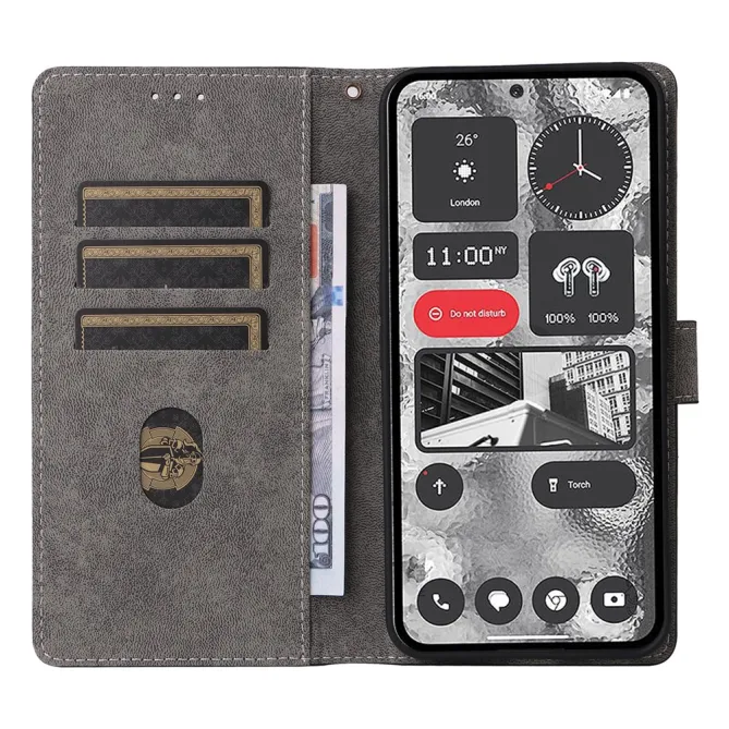 Coque Nothing Phone (2) Simili Cuir Antichoc Protection 2